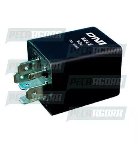 RELE TEMPORIZADOR 6 TERMINAIS 12V LIMPADOR PARA-BRISA GM CAMINHONETE SEM SUPORTE
