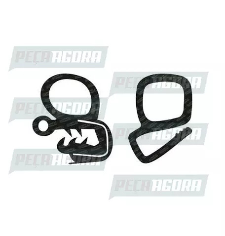 PAR BORRACHA PORTA FORD CAMINHAO 91...93 (PAR) UNIFLEX (442123)