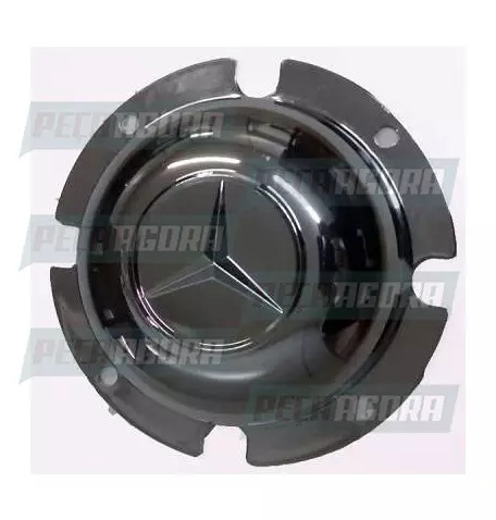 SOBRE TAMPA DO CUBO DIANTEIRO MERCEDES BENZ AXOR/TRASEIRA 1620 BICUDO CROMADA MA