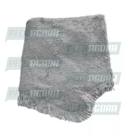 CAPA PELUCIA CHINIL PAINEL S/LOGO VOLVO VERMELHA 2008 NAO GAUCHA C/FORRO CINZA (