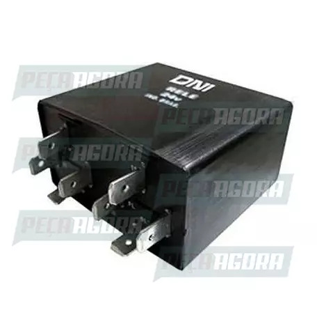 RELE COMUTADOR DE FAROL PARA SCANIA SERIE 4 8 TERMINAIS SEM SUPORTE 24V DNI 8863