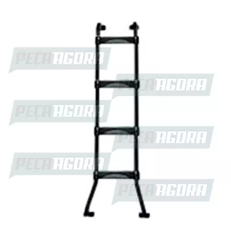 ESCADA TRASEIRA CROMADA PARA SCANIA 112/113/AXOR/1935/1938 BICUDO/CARA CHATA ABE