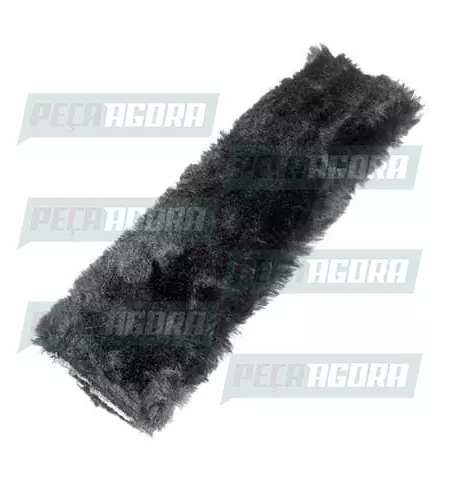 PROTETOR CINTO SEGURANCA PELUCIA CHINIL 60 CMS CINZA COM ESPUMA (445239)