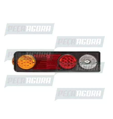LANTERNA TRASEIRA KIT FACCHINI 42 LED COM TRIANGULO ESQUERDO  PRADOLUX PL2010 (4