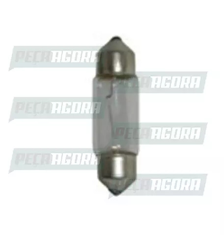 LAMPADA IMPORTADA HELLA TORPEDO PEQUENA - 12V 3W (445303)