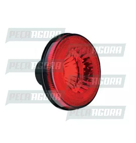 LANTERNA TRASEIRA REDONDA METALIZADA VM -320M AF (454435)