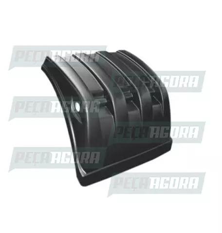 MEIO PARALAMA NOMA 2012 DIANTEIRO ESQUERDO/TRASEIRO DIREITO PRETO RODOPLAST ECO 