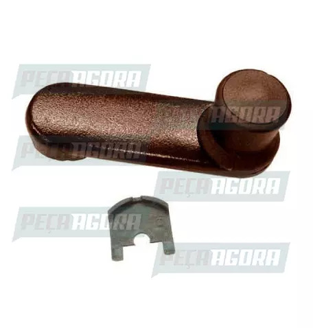 MANIVELA VIDRO MB 709/909 METAL MARROM - ORI (445128)