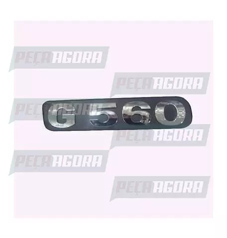 EMBLEMA PLASTICO GRADE CROMADO PARA SCANIA MODERNO ''G560'' (452308)