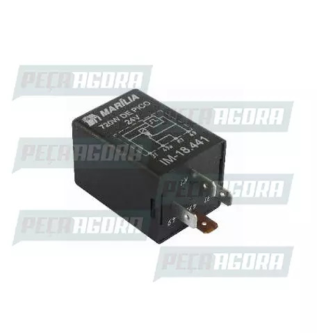RELE PISCA COM 04 TERMINAIS SEM SUPORTE MERCEDES BENZ/MARCOPOLO/VOLVO/RANDON 24V