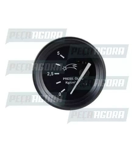RELOGIO COMETA TERMOMETRO ELET.PRES.OLEO 0-5KG/CM 12V 60MM PT (443631)