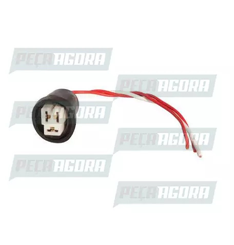 SOQUETE 3 VIAS COM GUARDA PO TIPO FASTON 6,3MM P/10 LEDS PL9948 PRADOLUX (453659