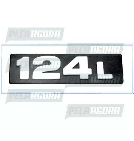 EMBLEMA PLASTICO GRADE ORIGINAL PARA SCANIA 124 ''124L'' (13651052)