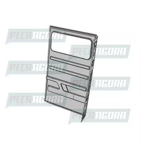 FOLHA PAREDE ESQUERDA MERCEDES BENZ HPN 710/912/1618/1620 BICUDO CHAPA.AMALCABUR