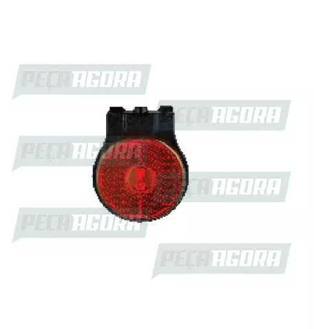 LANTERNA LATERAL CARRETA 2000 LED COM SUPORTE COM CONECTOR VM.BRASLUX (453886)