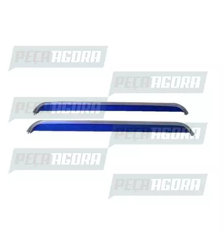 CALHA PLASTICA MERCEDES BENZ 709/912/1618/1620 BICUDO FRISO ALUMINIO AZ ACRINOX 