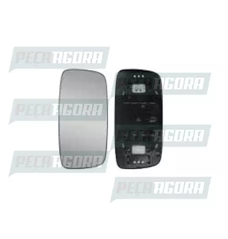 VIDRO ESPELHO DAF CF/XF CONVEXO SEM DESEMBACADOR COM BASE PRINCIPAL ER1270A (168
