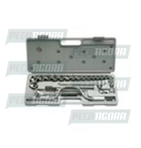 SOQUETE ENCAIXE 1/2'' JOGO 24PCS (10-32MM) (440284)