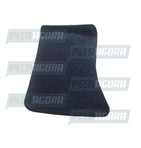 TAPETE CARPETE ORIGINAL MODELADO C/LOGO FORD CARGO CARONA PRETO PREMIUM (459410)