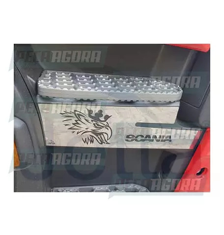 PAR ACABAMENTO ESTRIBO PARA SCANIA NOVA GERACAO INOX JETTA (459773)