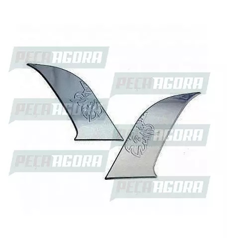 PAR MOLDURA PORTA PARA SCANIA PLASTICO (456755)