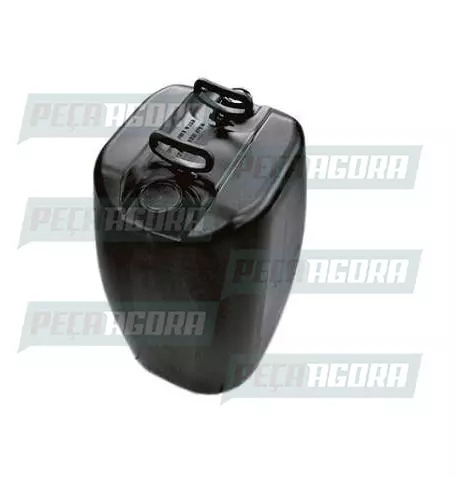 BOMBONA 50 LITROS PRETA COMPLETA SEM SUPORTE (456080)