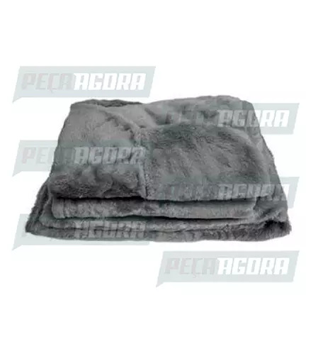 CAPA PELUCIA CHINIL BANCO S/LOGO VW KOMBI MEIO CINZA (450523)