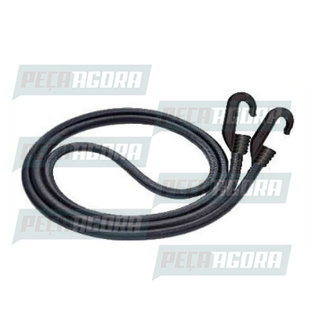EXTENSOR ELASTICO 1,50MT GANCHO PLASTICO PRETO (445851)