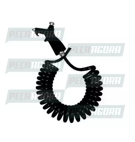 MANGUEIRA AR ESPIRAL 3,50 MT.NYLON PU COM PISTOLA PT (458179)