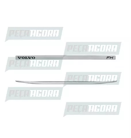 ACABAMENTO GRADE FRONTAL VOLVO FH 2010/2014 SUPERIOR INOX FABBOF (459241)