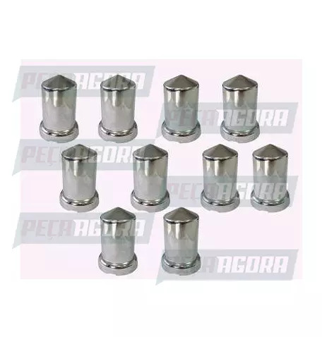 CAPA PORCA RODA UNID.  CROMADA MEXICANA 33 TRACAO EXTRA (456661)