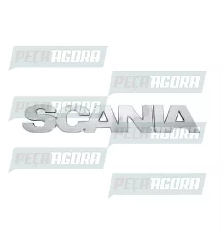EMBLEMA INOX GRADE CROMADO ''PARA SCANIA'' SERIE 4 (445732)