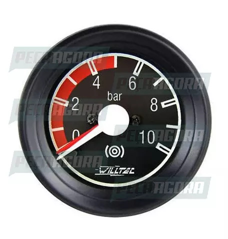 RELOGIO VOLKSWAGEN MANOMETRO DUPLO PRESAO AR 0-10 BAR 60MM PT (TOO919611)