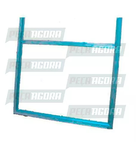 SUPORTE PLACA CARGA PERIGOSA SIMBOLOGIA ALUMINIO 30X30 (424565)