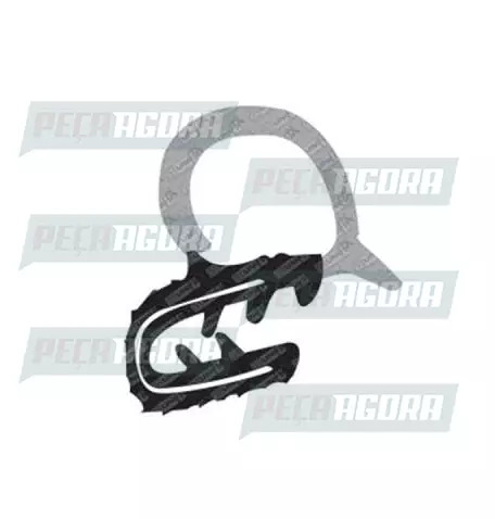 BORRACHA PORTA VOLVO CAMINHAO 80...92 UNIFLEX (8124344,)