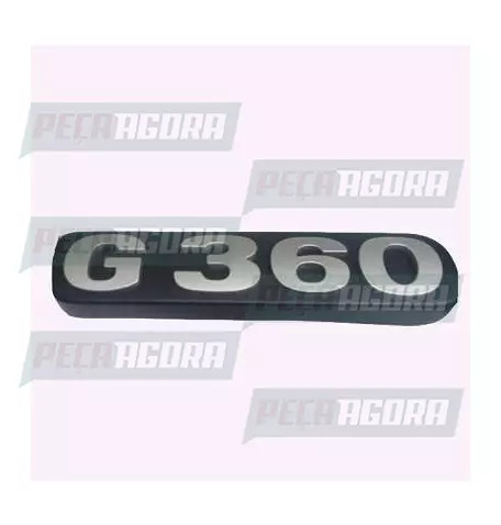 EMBLEMA PLASTICO GRADE CINZA PARA SCANIA SERIE 5 ''G360'' (448135)
