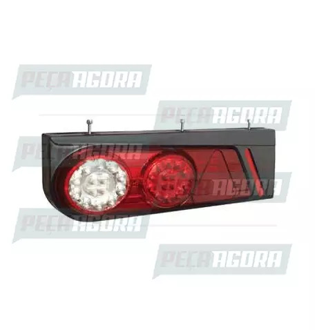 LANTERNA TRASEIRA LED KIT RANDON/CARRETA 2015 COM 28 LEDS ESQUERDO PRADOLUX PL22