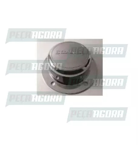 SOBRE TAMPA DO CUBO DIANTEIRO PARA SCANIA 112/113 CROMADA (456787)