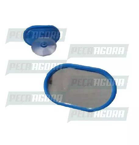 ESPELHO BIONICO COM VENTOSA OVAL AZUL (459351)