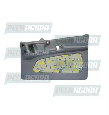 FORRO PORTA PRE-MOLDADA MERCEDES BENZ 1620 BICUDO AMARELO COMPLETO DIREITO (6967