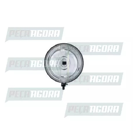 FAROL MILHA REDONDO VIDRO LISO 140MM ABS (455115)
