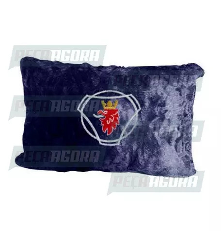 ALMOFADA CHINIL CURLY 45X45/50X40/50X50 C/LOGO SC AZ (447843)