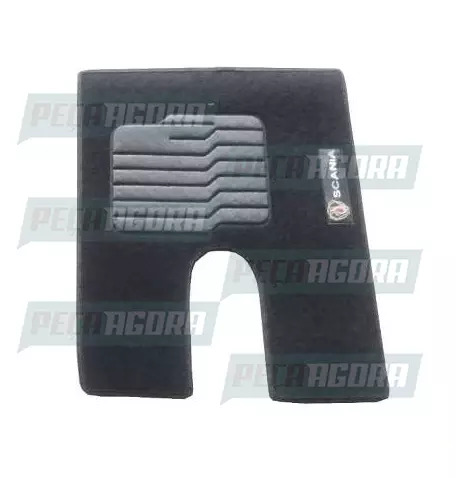 TAPETE CARPETE C/LOGO SC 50X60 MOTORISTA CINZA PREMIUM (459550)