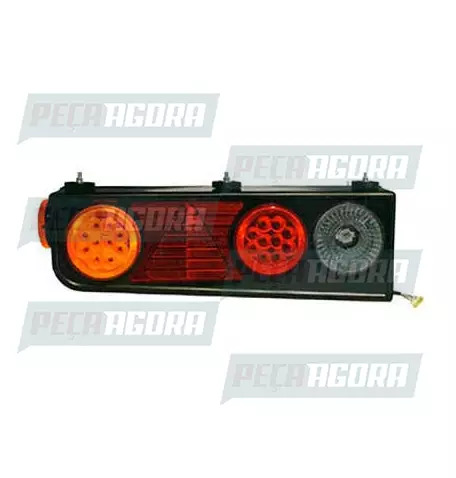 LANTERNA TRASEIRA KIT 2000 ESQUERDO SEM ABA PS TRIANGULO LED 24V PRADOLUX PL2058