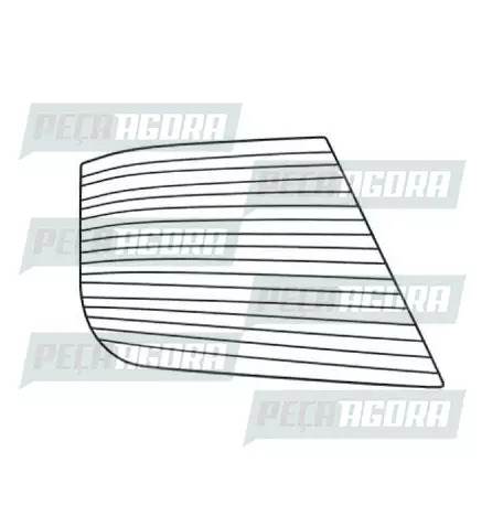 PAR GRADE PROTET.FAROL PRINCIPAL E AUXILIAR PRETO PARA IVECO TECTOR/CURSOR (4528