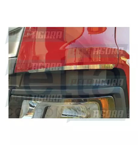 PAR ACABAMENTO DEFLETOR PARA SCANIA NOVA GERACAO CROMADO JETTA (459771)