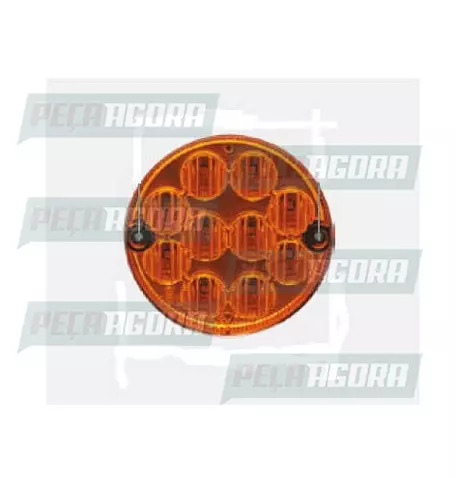 LANTERNA TRASEIRA UNIVERSAL LED 125 MM REDONDA SETA 12V AM BRASLUX (455180)