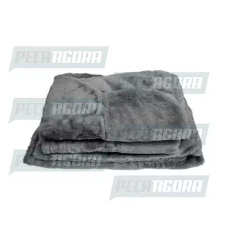 CAPA PELUCIA CHINIL BANCO S/LOGO VOLVO FH CARONA ATE 2009 GAUCHA CINZA (447076)