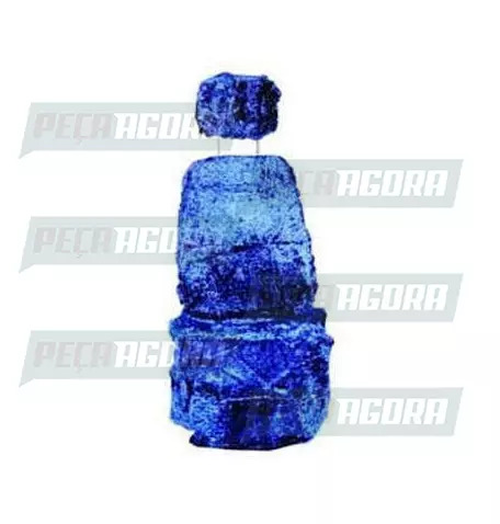 CAPA PELUCIA CHINIL BANCO S/LOGO MB 1938-S SO MOTORISTA GAUCHA AZUL (457462)