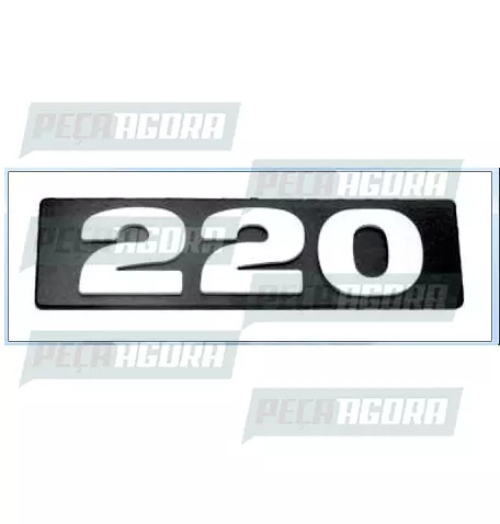 EMBLEMA PLASTICO GRADE ORIGINAL PARA SCANIA SERIE 4 ''220'' (1365120)